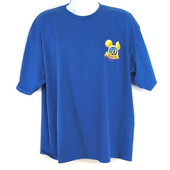 Disneyland Tee T-Shirt 50th Anniversary Happiest Homecoming On Earth - Size 2X - Picture 1 of 9
